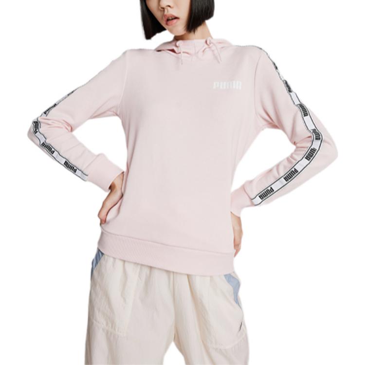 (WMNS) PUMA Power Tape Hoodie 'Pink' 848714-03