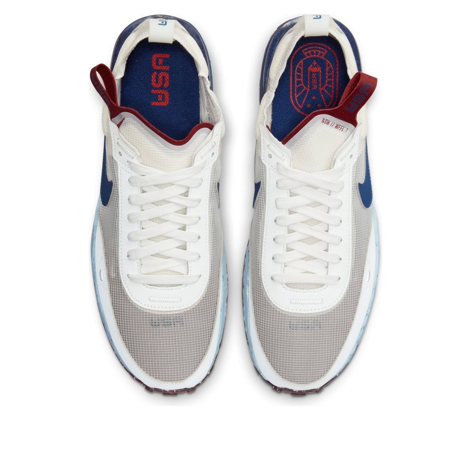 Nike Waffle One Crater 'Summit White Blue Void' DM2873-101