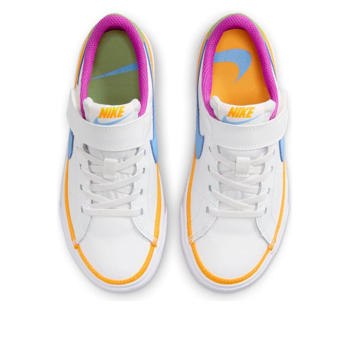 (PS) Nike Court Legacy Lift 'White Multi-Color' DA5381-123