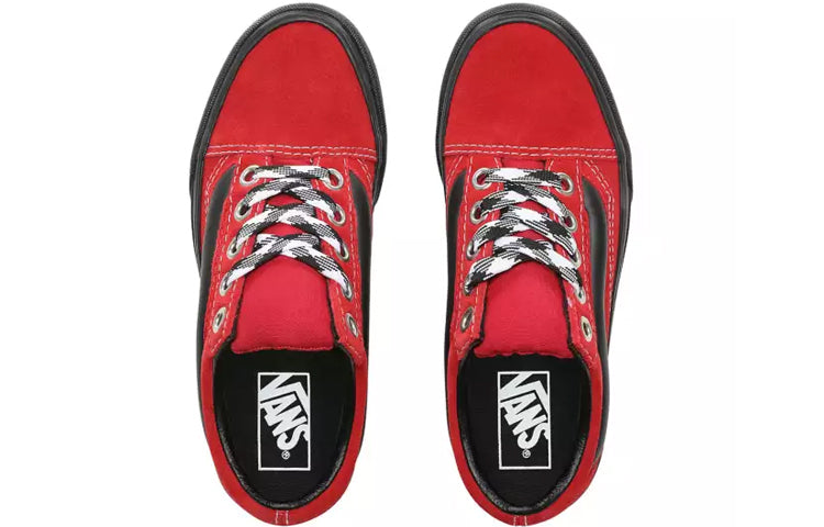 Vans 90s Retro Old Skool Lug Platform Black/Red VN0A3WLXVRX