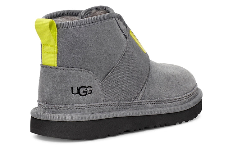 UGG Neumel II Graphic Fleece Lined Big Boys Gray 1110703K-MTL