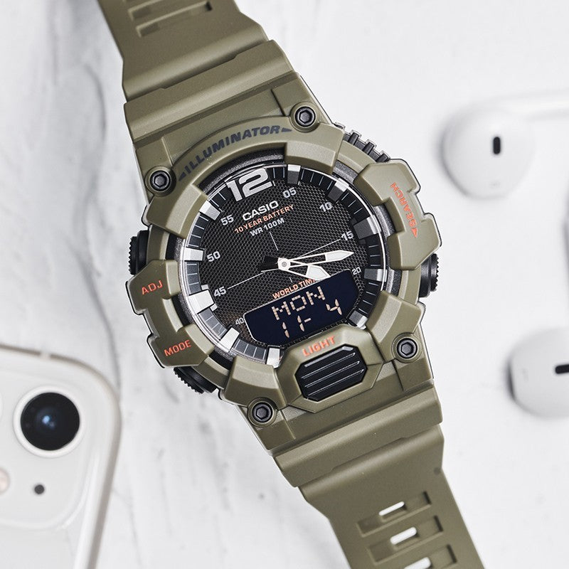 CASIO G-Shock Analog-Digital 'Green' HDC-700-3A2