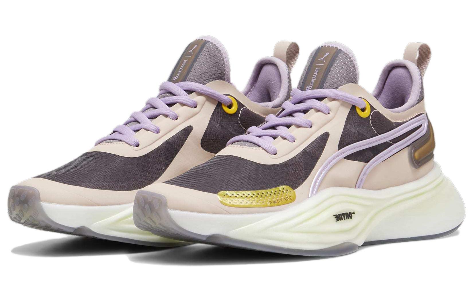 (WMNS) PUMA PWR NITRO SQD Training Shoes 'Pink Grey White' 379570-02