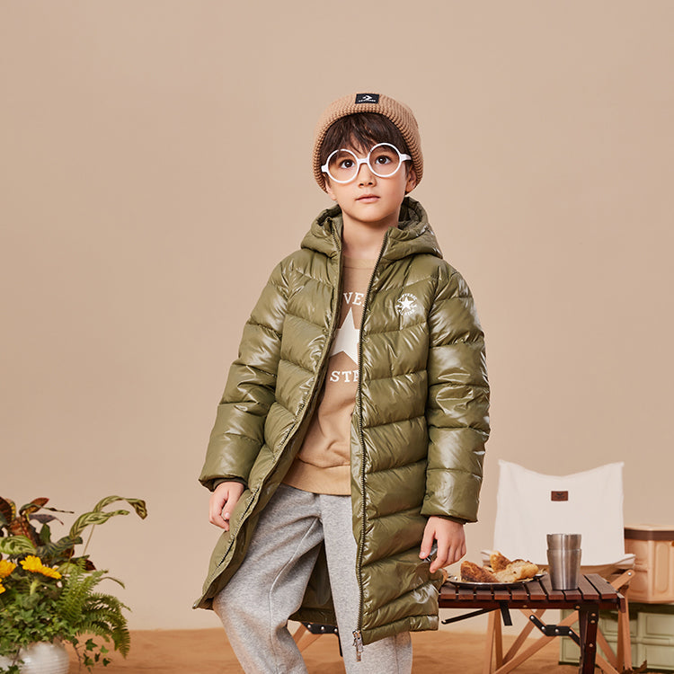 (PS) Converse Long Down Jacket Asia Sizing 'Olive Green' CV2242085GS-003