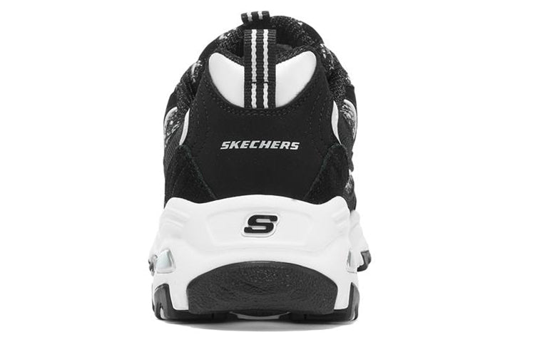 (WMNS) Skechers D'Lites 1.0 'Black White' 149911-BKW