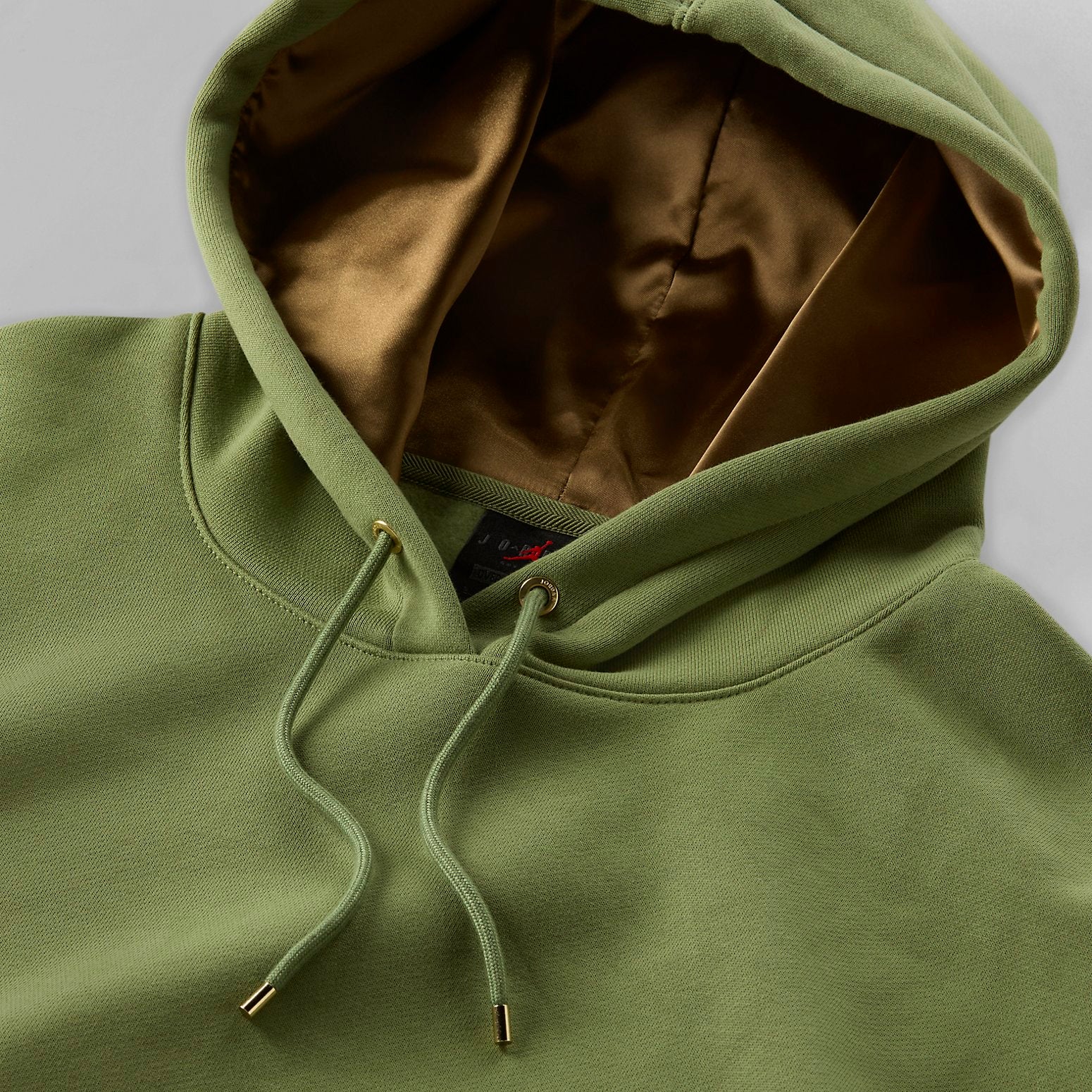 (WMNS) Air Jordan Flight Fleece Pullover Hoodie 'Sky J Light Olive' FB5111-340