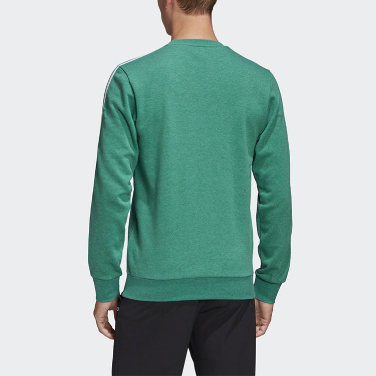 adidas Men's E 3s Crew Ft Terry Sweatshirt Green FM6046