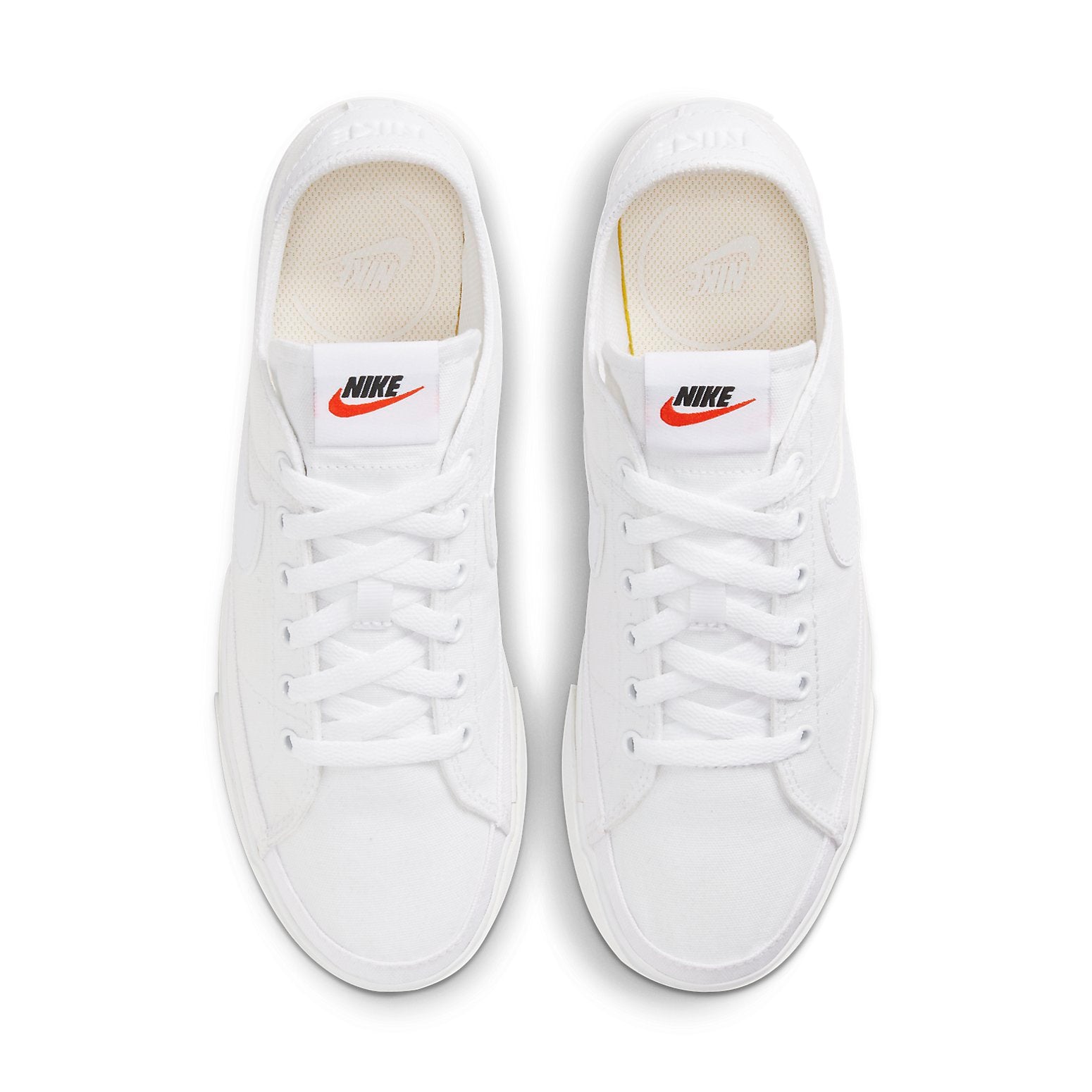 (WMNS) Nike Court Legacy Canvas 'Triple White' CZ0294-100