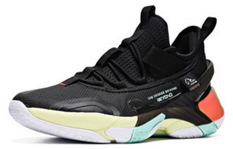 361 Degrees Breathable Anti-skid Basketball Shoes 'Black Multi' 572011113-4