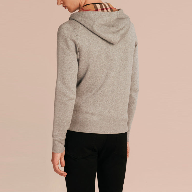Burberry Classic hooded Long Sleeves Jacket Gray 40155601