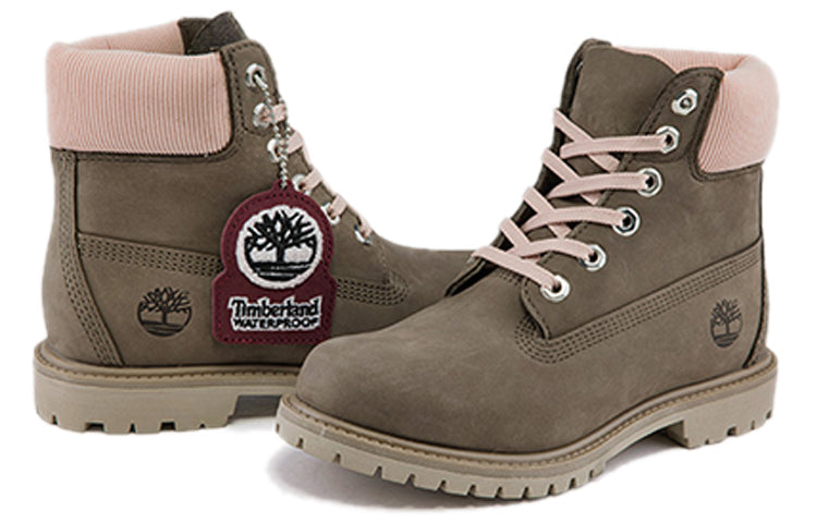(WMNS) Timberland Premium 6 Inch Waterproof Wide Fit Boot 'Olive Nubuck' A2J5W