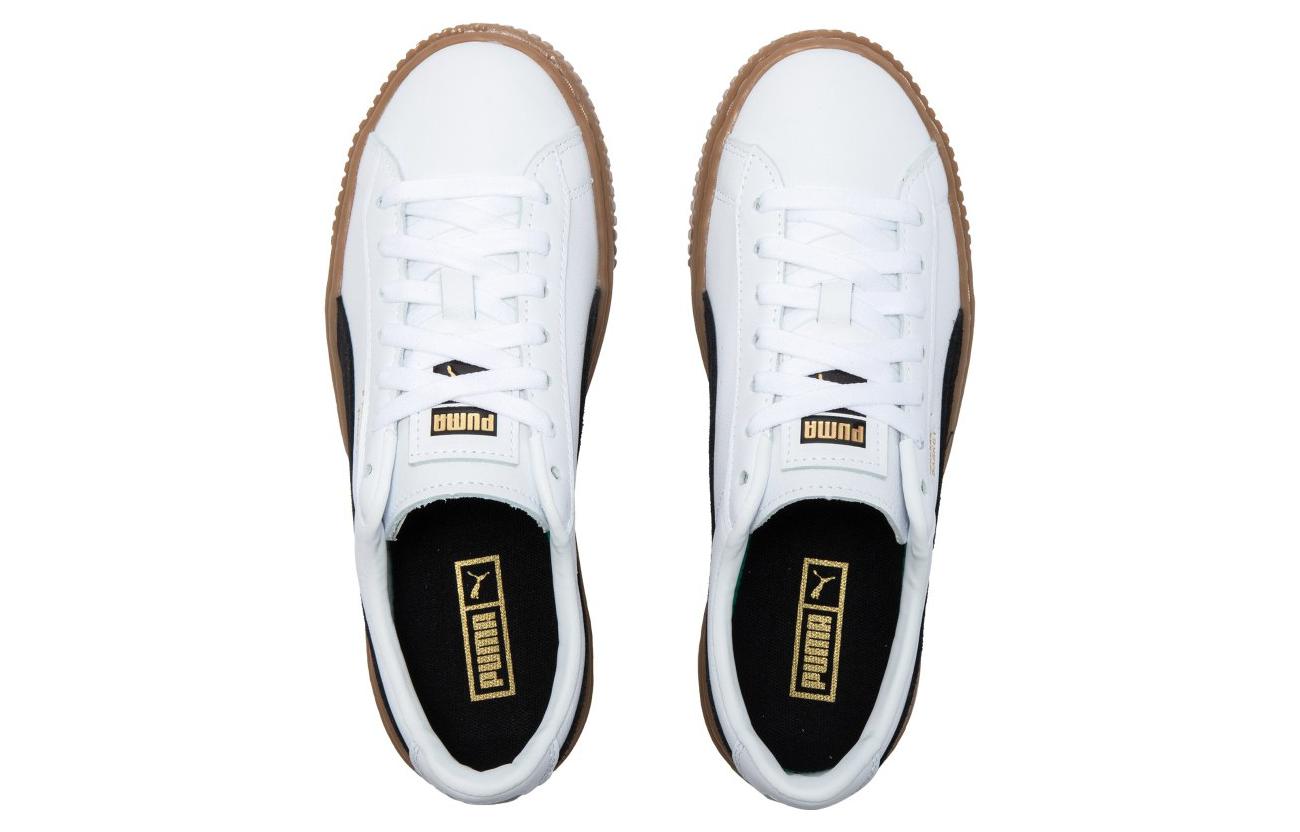 (WMNS) PUMA Basket Platform L 'White' 394369-01