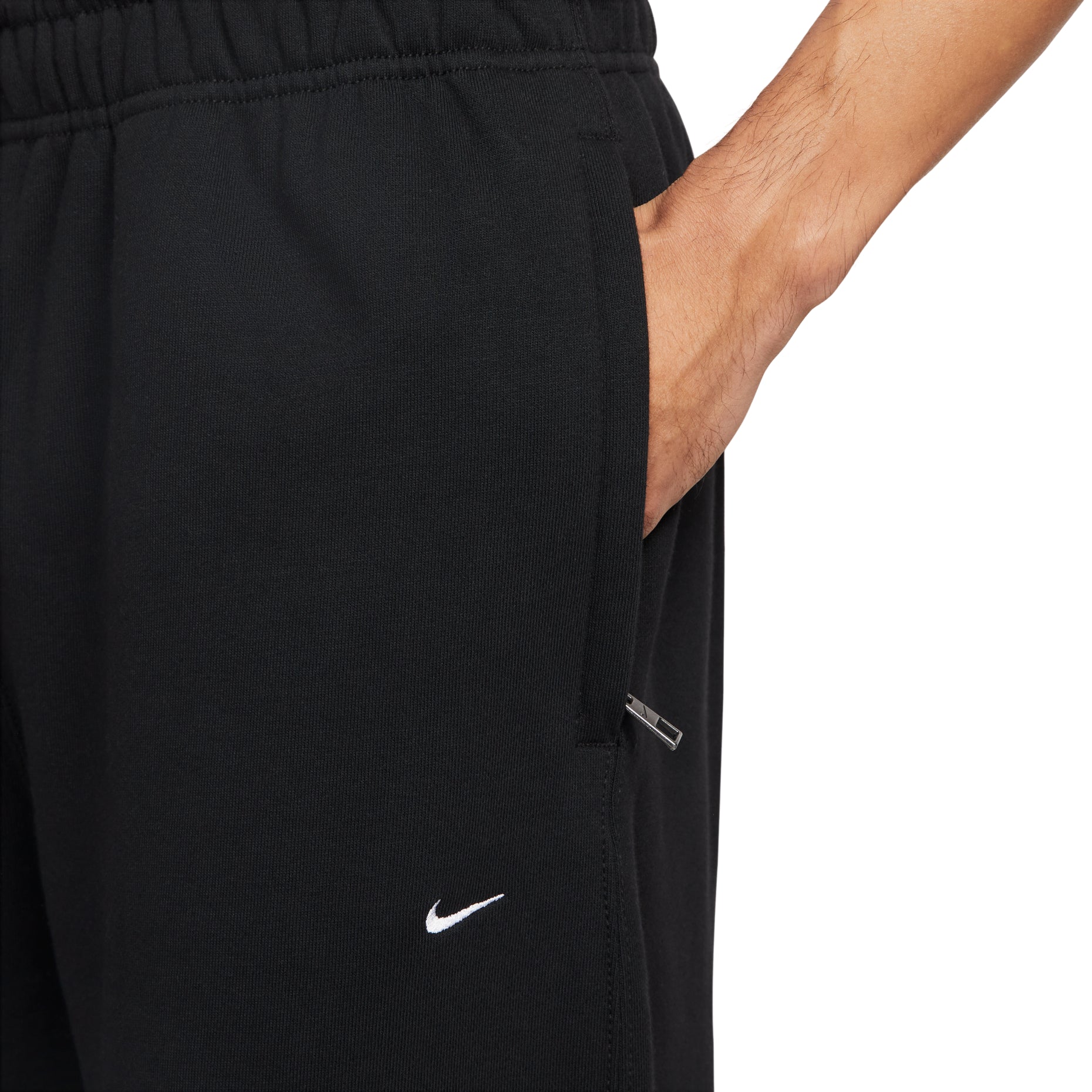 Nike Solo Swoosh Fleece Straight-Leg Trousers 'Black' HV1091-010
