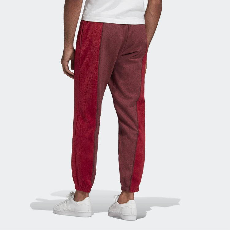 adidas originals Colorblock Bundle Feet Casual Sports Pants Red GD9344