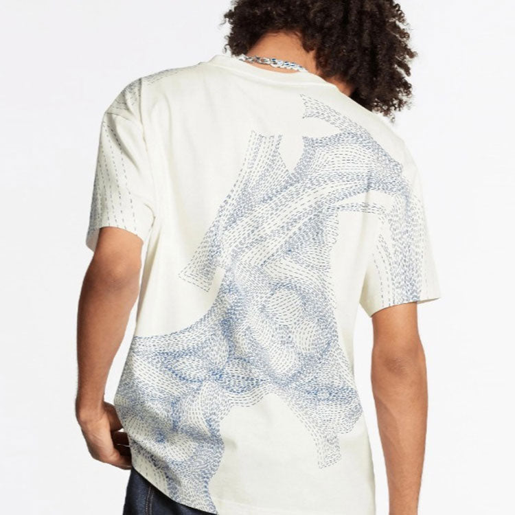 LOUIS VUITTON LV Floral Print Crewneck For Men White 1A89Z