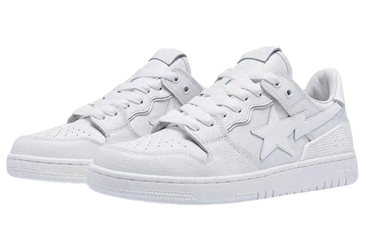 (WMNS) A BATHING APE Sk8 Sta 'Triple White' 1I70-291-010-WHITE