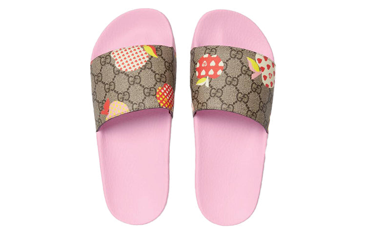 (WMNS) Gucci Slide Les Pommes Slide Sandal 'Light pink' 664213-22K00-8919