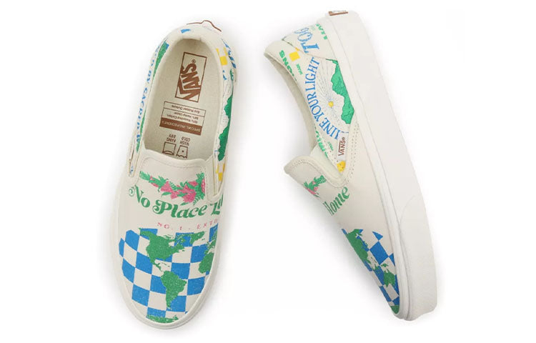 Vans Classic Slip-On Eco Theory 'White Blue' VN000XG8AS1
