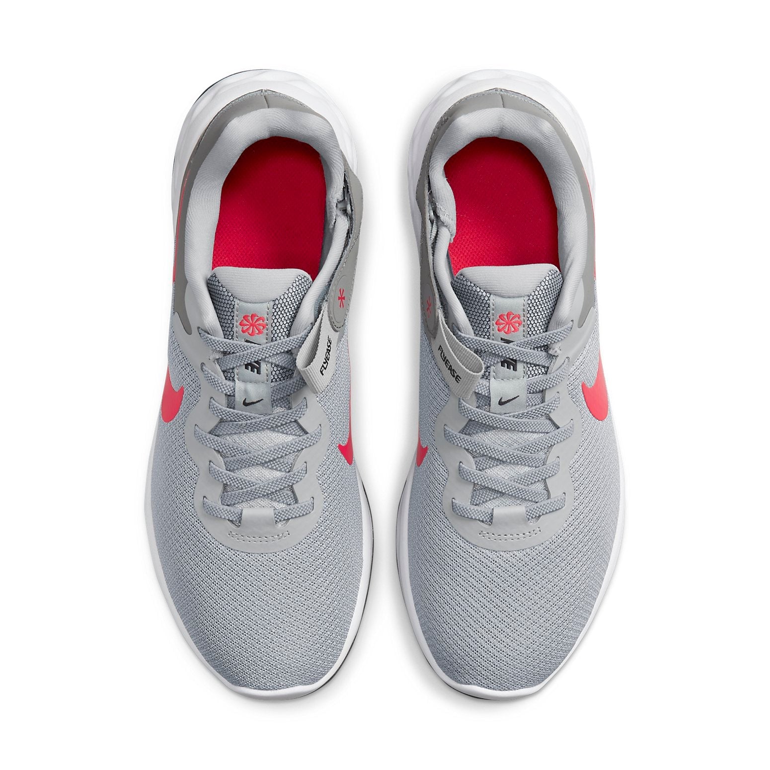 Nike Revolution 6 FlyEase Next Nature 'Light Smoke Grey Siren Red' DC8992-004