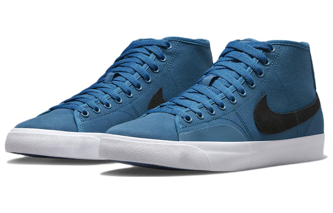Nike SB Blazer Court Mid Premium 'Dark Marina Blue' FB1378-408