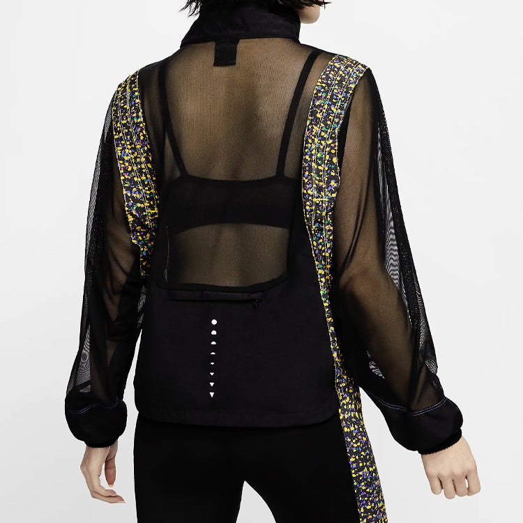 (WMNS) Nike Icon Clash Tennis Running Jacket 'Black' CJ2434-010