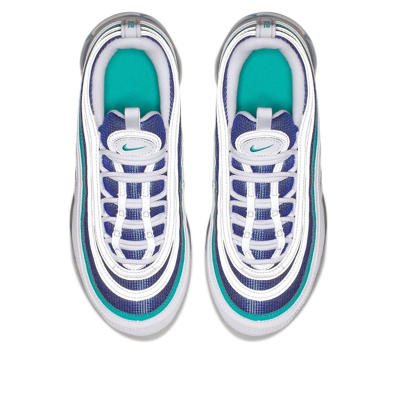 (GS) Nike Air VaporMax 97 'White Indigo Burst' AQ2657-100