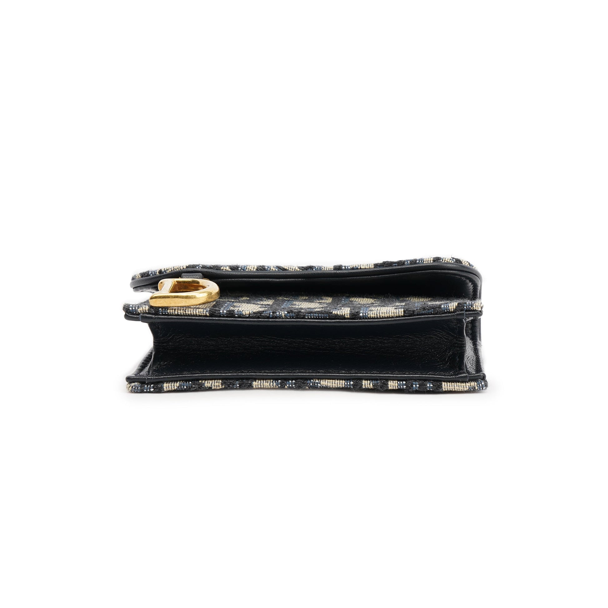 (WMNS) DIOR Saddle Flap Card Holder 'Blue Oblique Jacquard' S5611CTZQ-M928