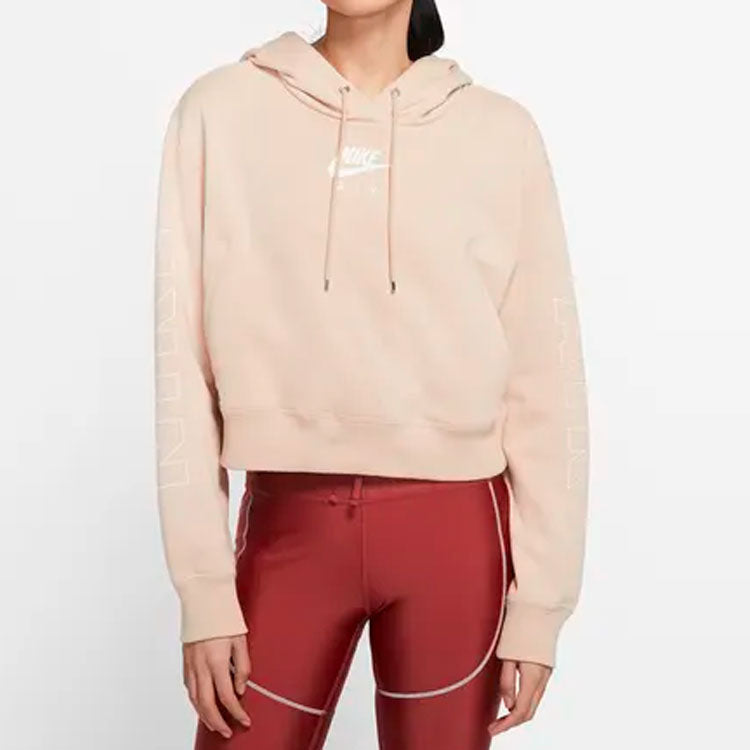 (WMNS) Nike Air Fleece Hoodie 'Pink' CJ3083-287