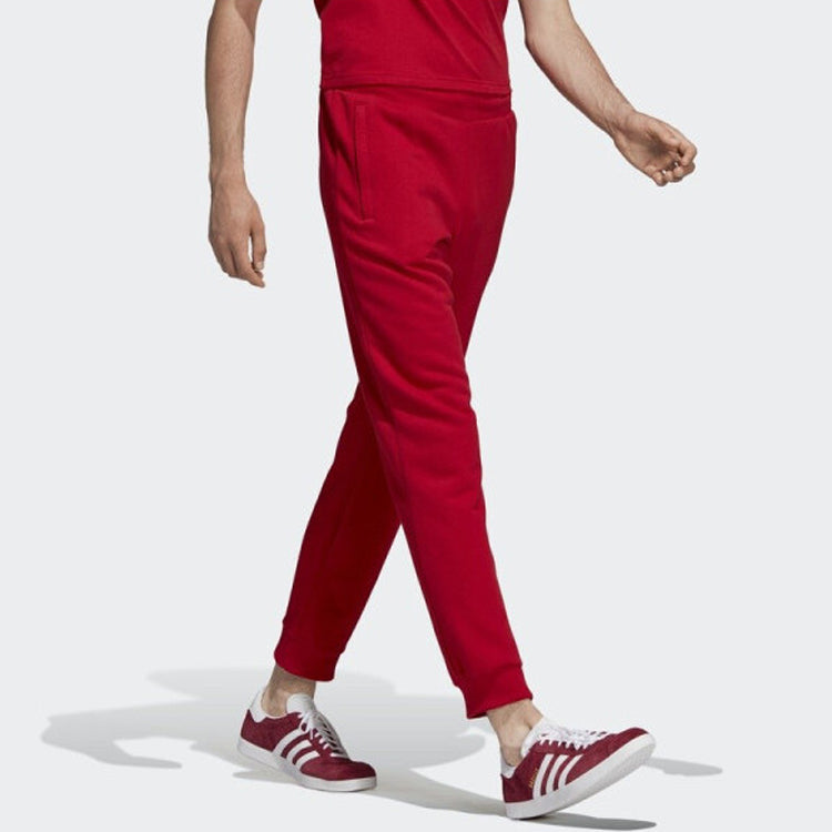 Men's adidas originals Red Sports Pants/Trousers/Joggers DX3618
