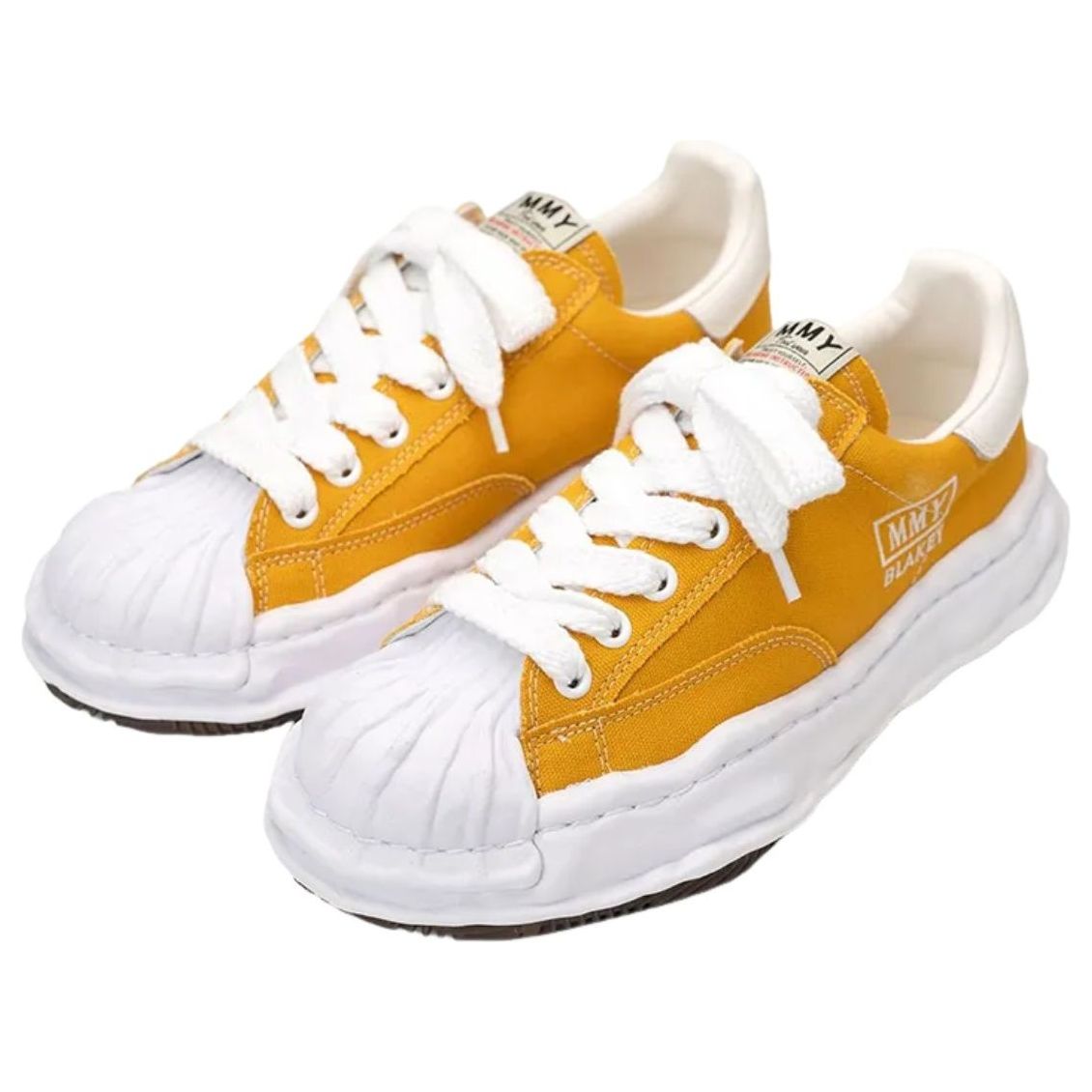 Maison MIHARA YASUHIRO Blakey OG Sole Canvas Low 'Yellow' A08FW735-YEL