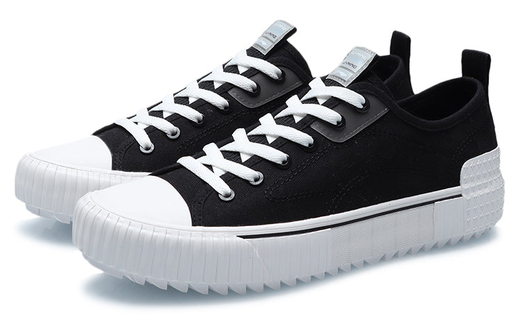 Li-Ning x Disney Skate Shoes 'Black White' AGCR177-2