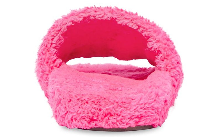 (WMNS) Balenciaga Furry Slides 'Pink' 654261WBDZ05096