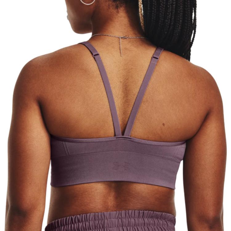 (WMNS) Under Armour Train Seamless Low Sports Bra 'Dark Purple' 1380428-500