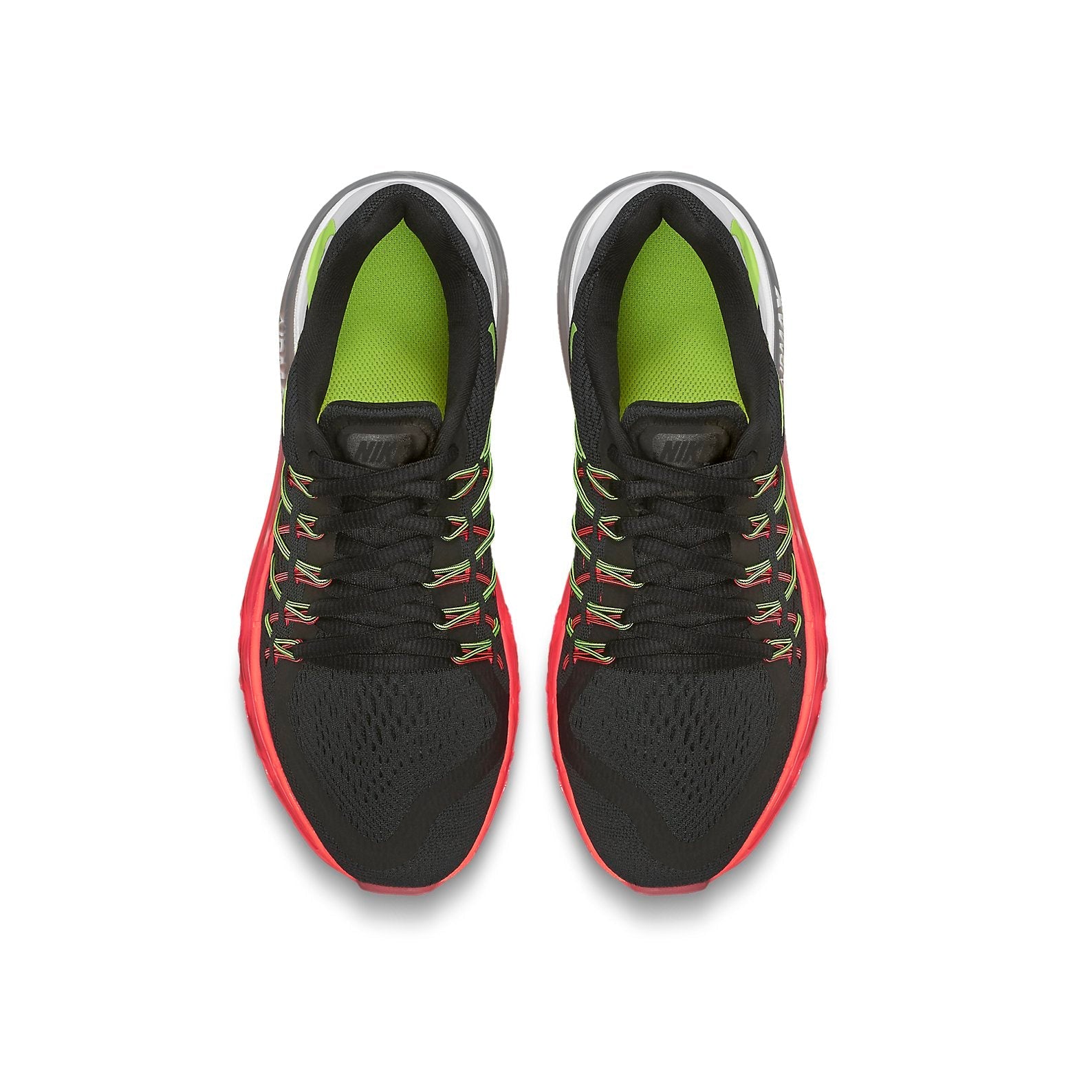 (GS) Nike Air Max 2015 'Black Neon Green Orange' 705457-005