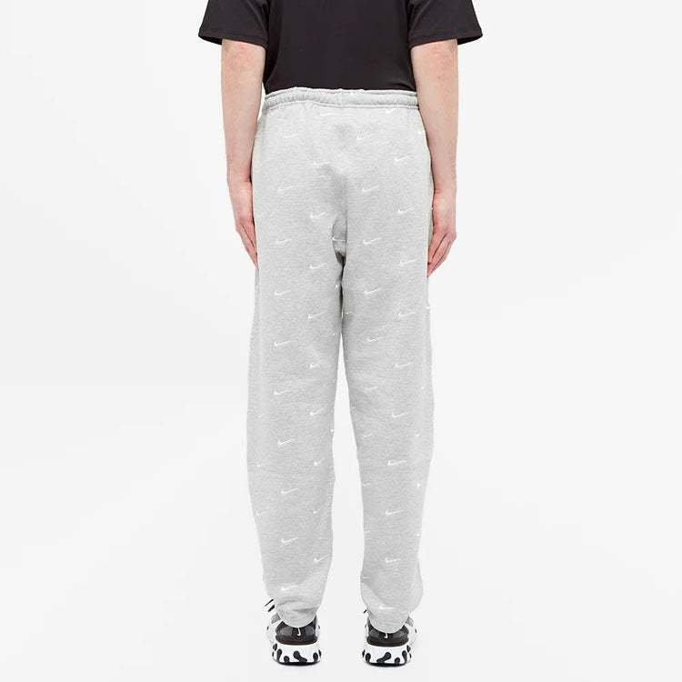 Men's Nike NRG Swoosh Logo Printing Casual Sports Pants/Trousers/Joggers Gray CJ8905-050