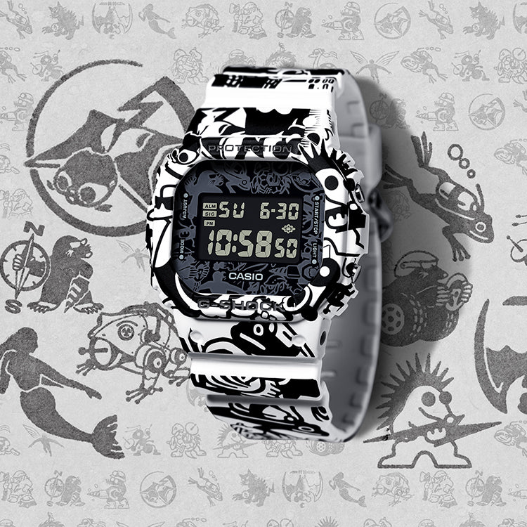 CASIO G-Shock Square 'White' DW-5600GU-7PRG