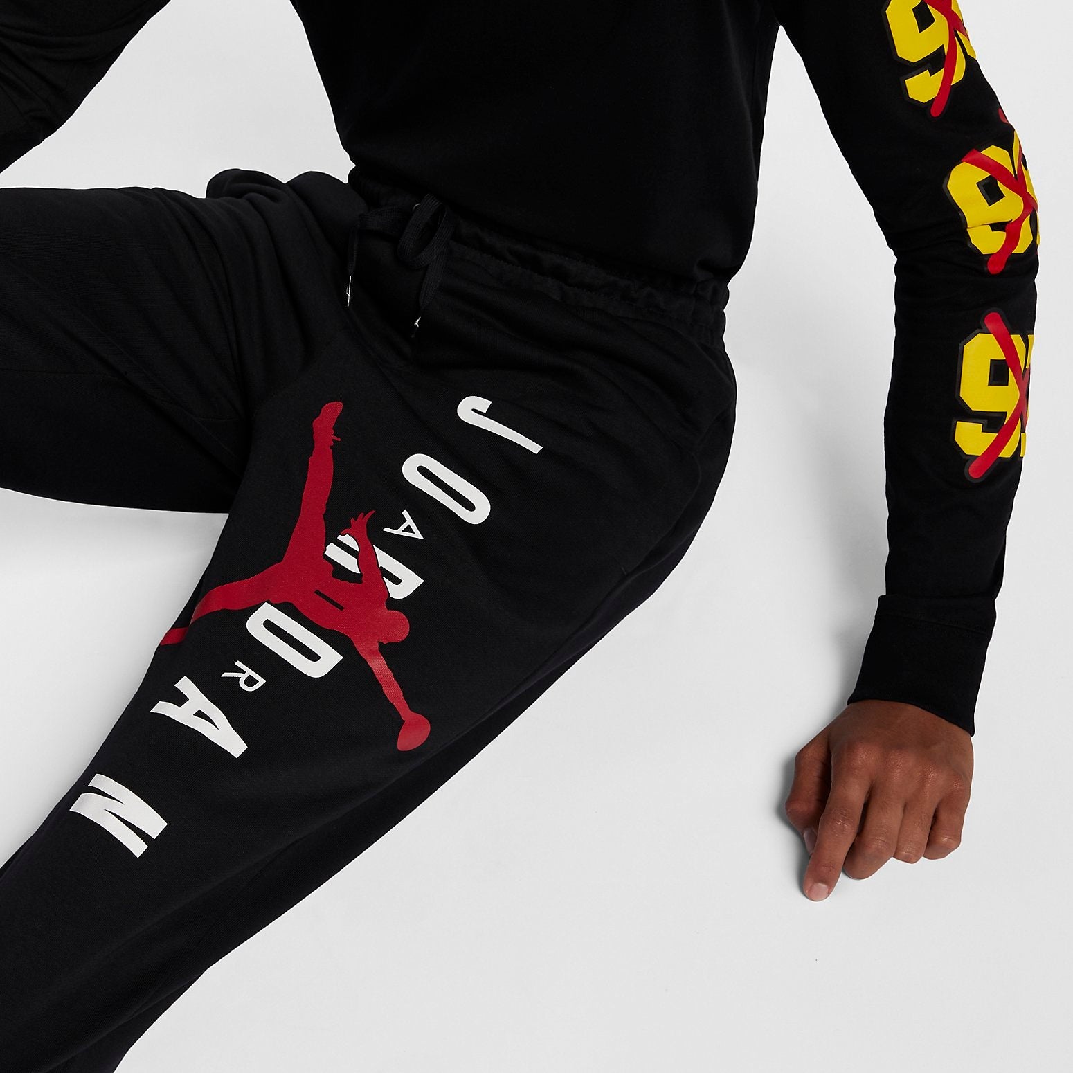Air Jordan Jumpman Air Lightweight Sweatpants 'Black' AR0032-010