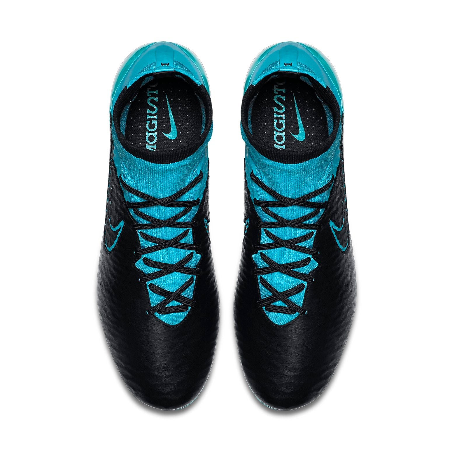 Nike Magista Obra Tech Craft Leather FG 'Black Turquoise Blue' 747496-004