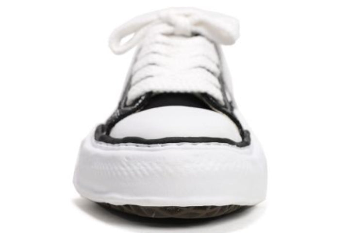 Maison MIHARA YASUHIRO PETERSON OG Sole Canvas Low 'Black' A01FW702-BLK