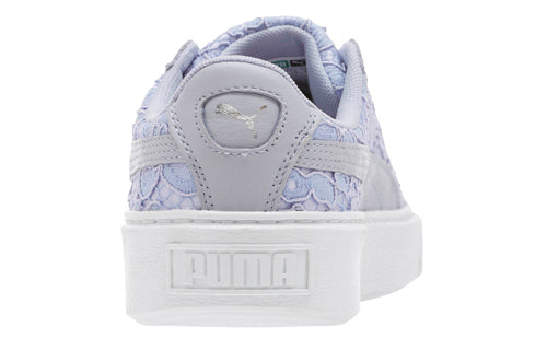 (WMNS) PUMA Basket Platform Fo Blue Lace Up 'Icelandic Blue' 364091-03