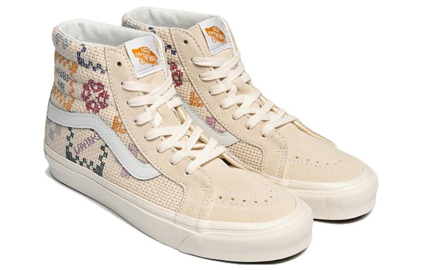 (WMNS) Vans SK8-Hi 38 DX Shoes 'Beige Multi' VN0A5KRT2VZ