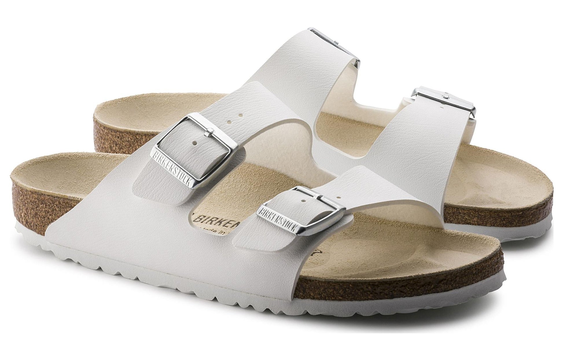 Birkenstock Arizona Birko Flor 'White' 0051731