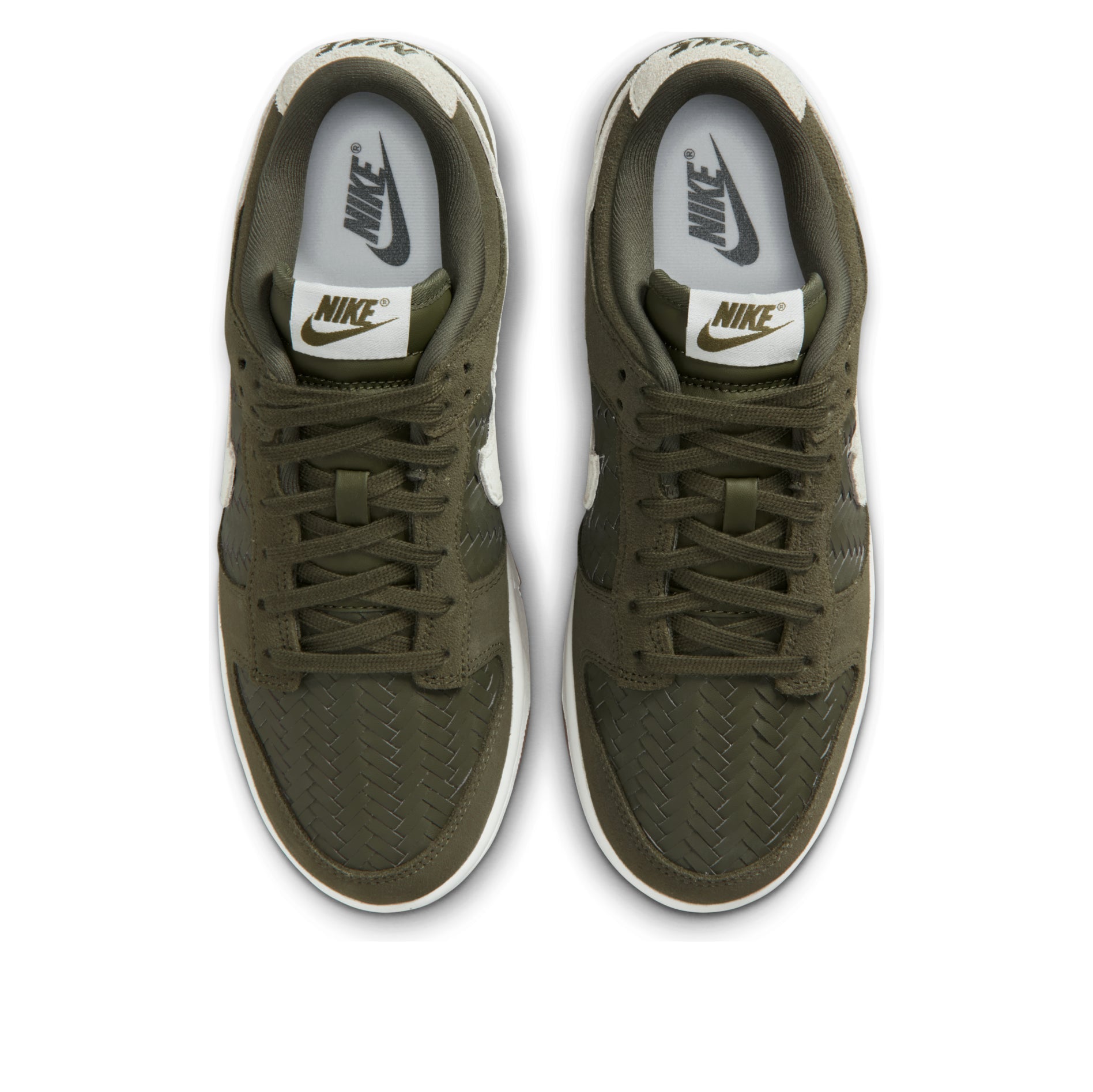 (WMNS) Nike Dunk Low Premium SE 'Woven Pack Medium Olive' IB6161-200