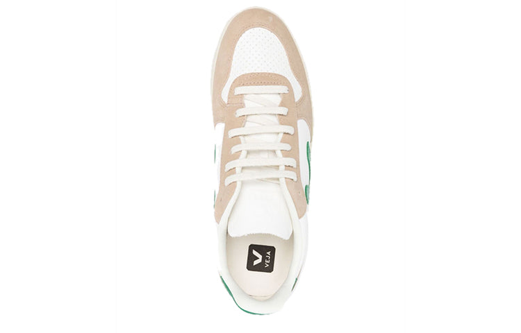 Veja V-10 Chromfree Low-Top Sneakers 'White Beige Green' VX0503146