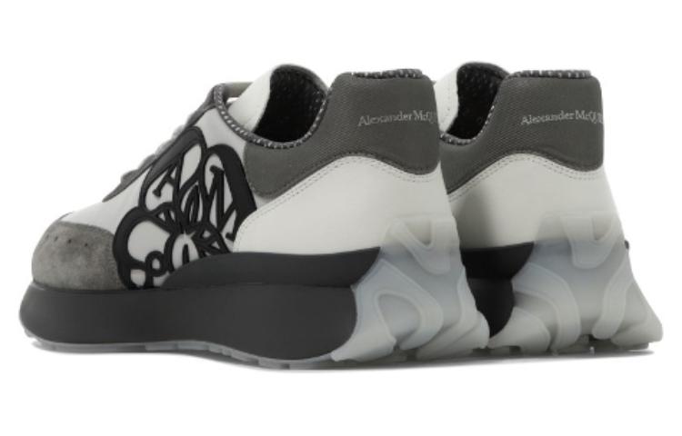 Alexander McQueen Sprint Runner Exaggerated-Sole 'Grey White' 705071W4W118395