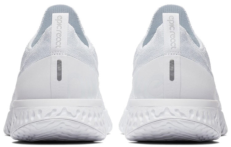 Nike Epic React Flyknit 'Triple White' AQ0067-102