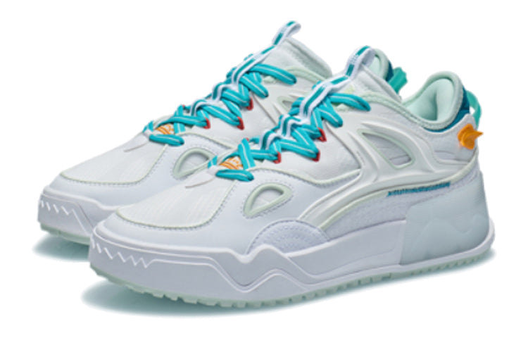 (WMNS) Li-Ning Counterflow Low 'White Green Blue' AGCR290-2