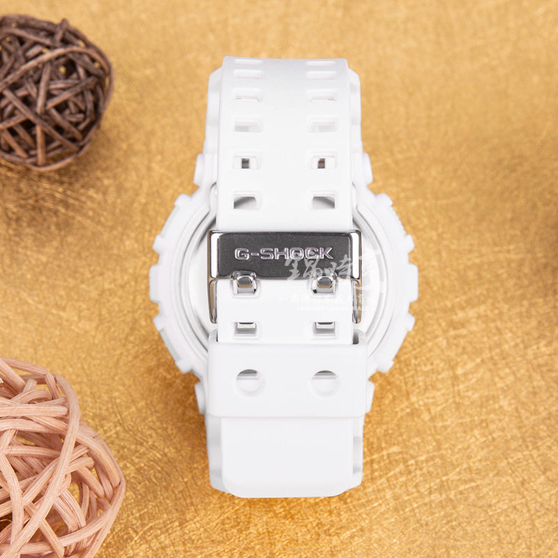 CASIO G-Shock Analog-Digital 'White' GA-100MW-7A