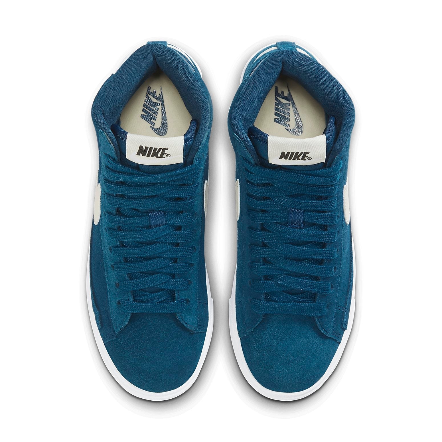 (WMNS) Nike Blazer Mid Vintage Suede 'Blue White' AV9376-403