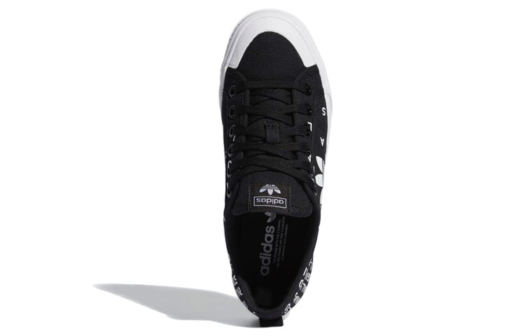 (WMNS) adidas Nizza Trefoil 'Core Black' EF5076